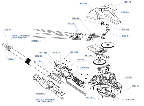 GALAXY XR14 - cordless HARVESTER