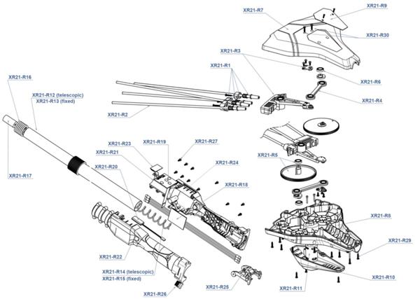 GALAXY XR21  - cordless HARVESTER